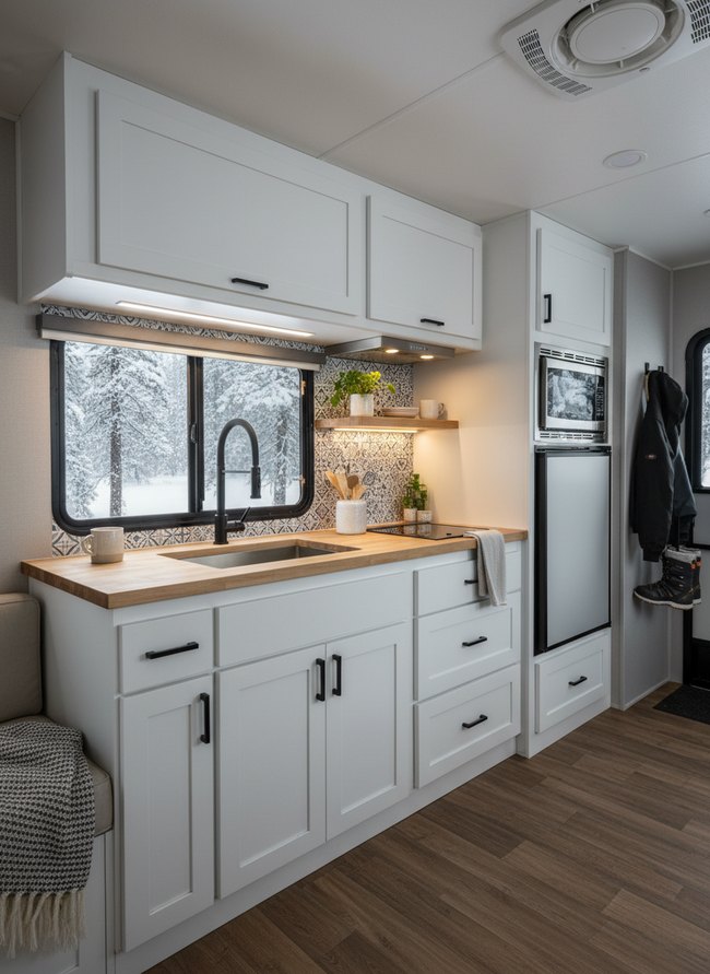 Modern Galley Kitchen Remodel