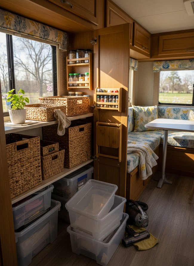Pantry Organization Basket Swap
