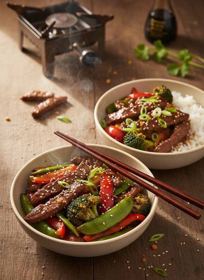 Quick Beef Stir-Fry Bowls