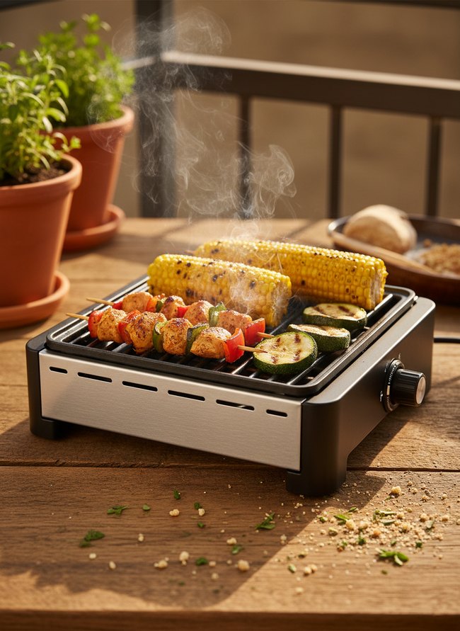 Electric Balcony Tabletop Grill
