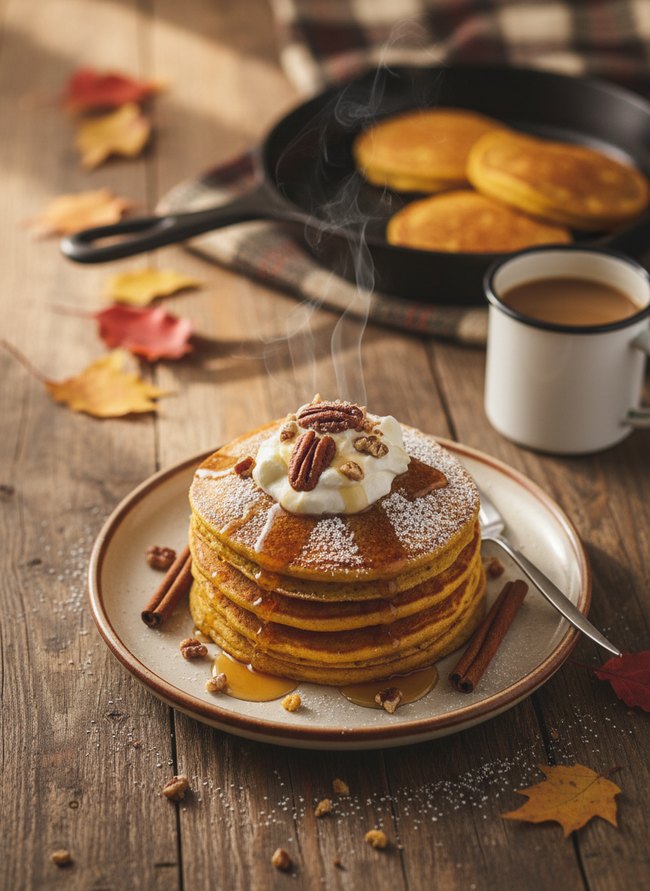 Pumpkin Spice Pancakes