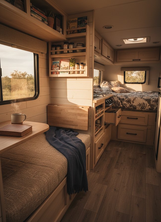 Built-In RV Storage Solutions
