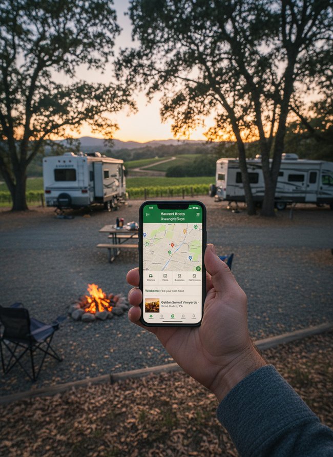 Harvest Hosts Overnight Stays