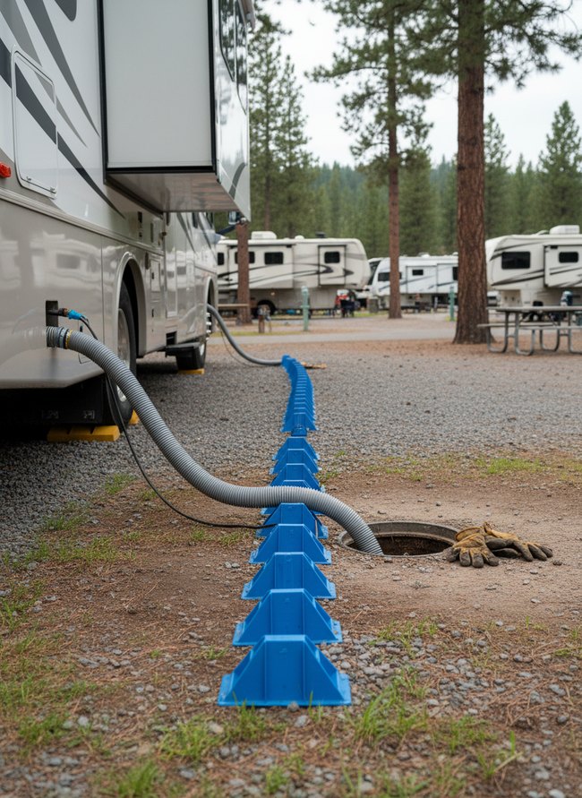 Sewer Hose Support System