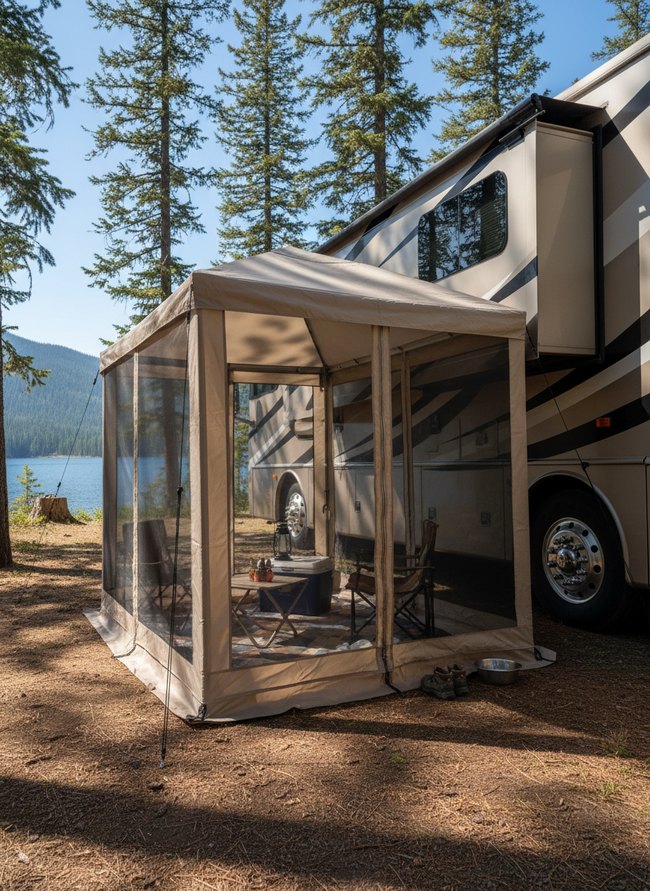 RV Awning Screen Room