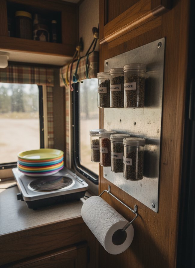 Magnetic Spice Holders