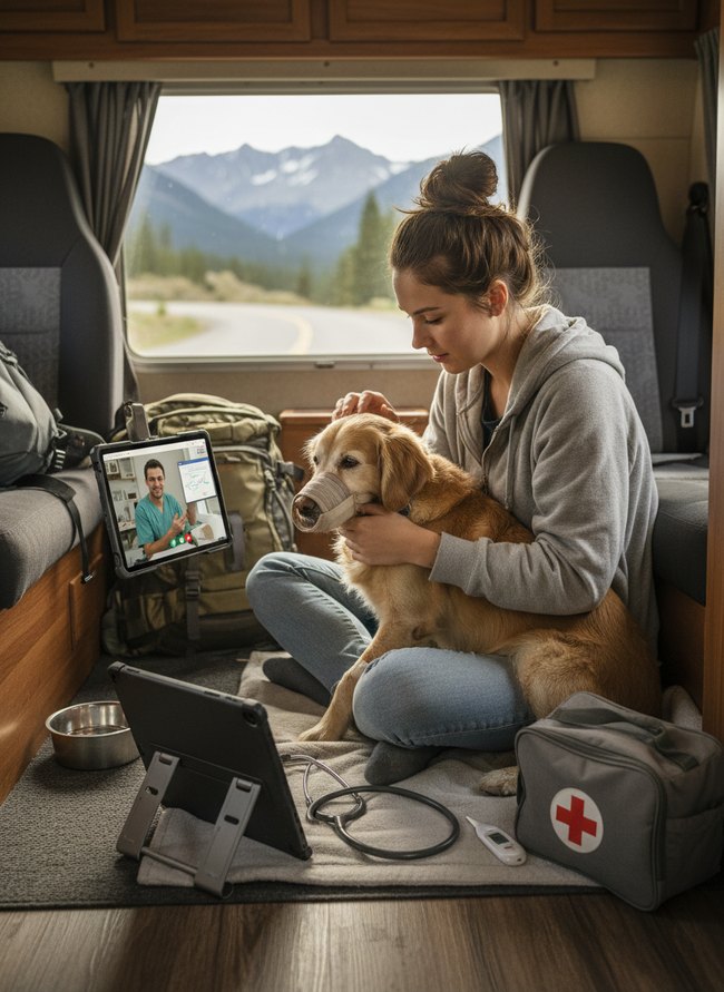 Remote Vet Consultation Setup