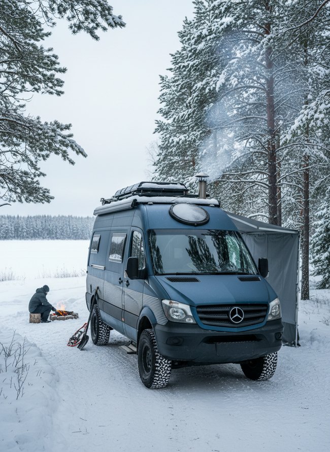 Sub-Zero Ready Van Dwelling