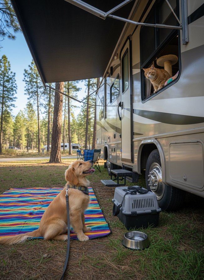 Playful Pup RV Outing