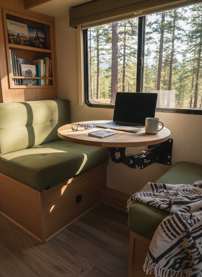 Compact Swivel Table