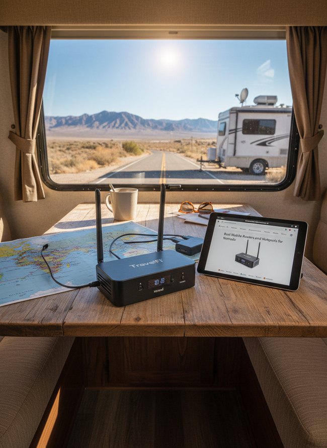 Dual-SIM Travel Router