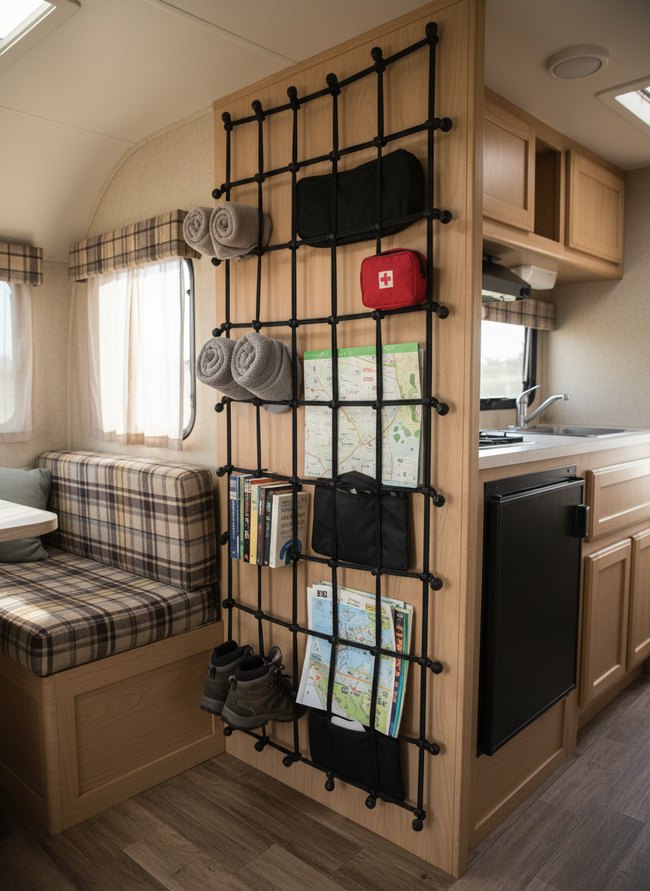 Bungee Cord Storage Wall