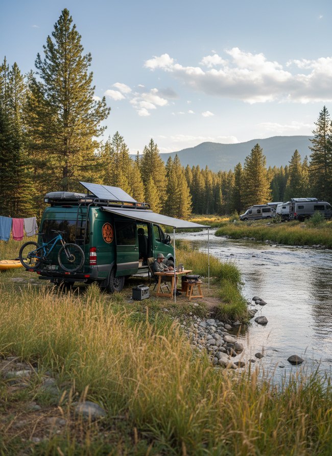 Riverside Adventure Work Van