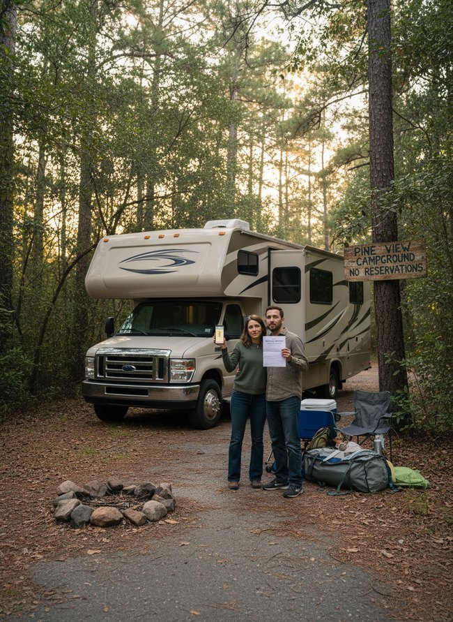 Wrong Campsite Booking