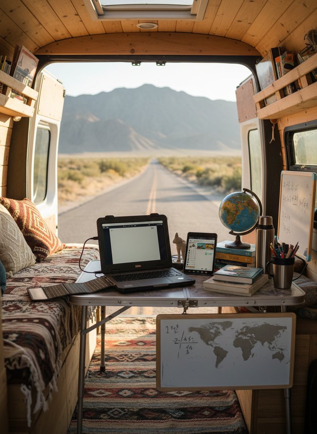 Digital Nomad Classroom Set-up