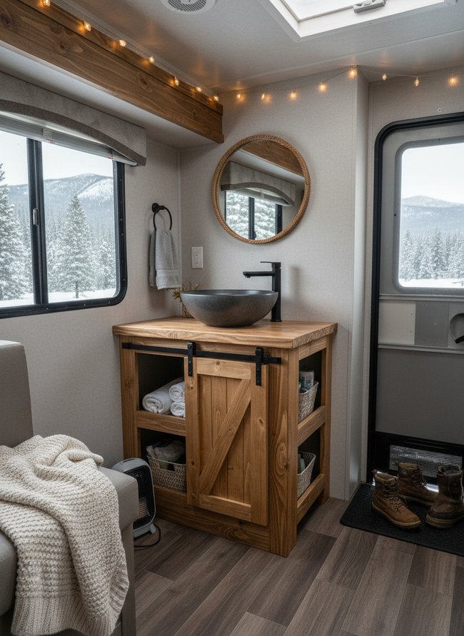 Bathroom Vanity Conversion
