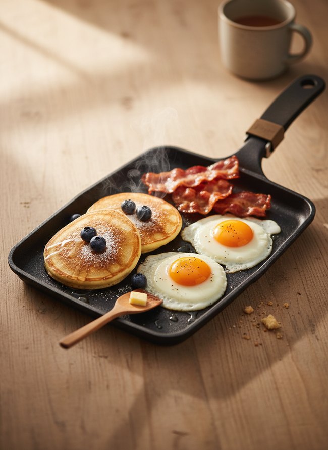 Space-Saving Griddle Pan