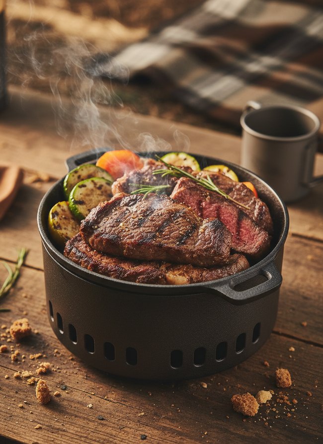 Heavy-Duty Cast Iron Cooker