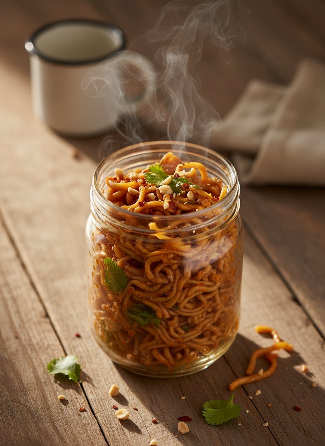 Spicy Peanut Noodle Jar