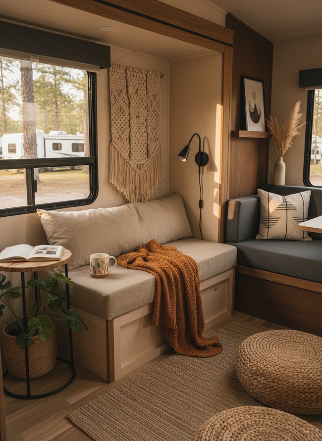 Macrame Cozy RV Corner