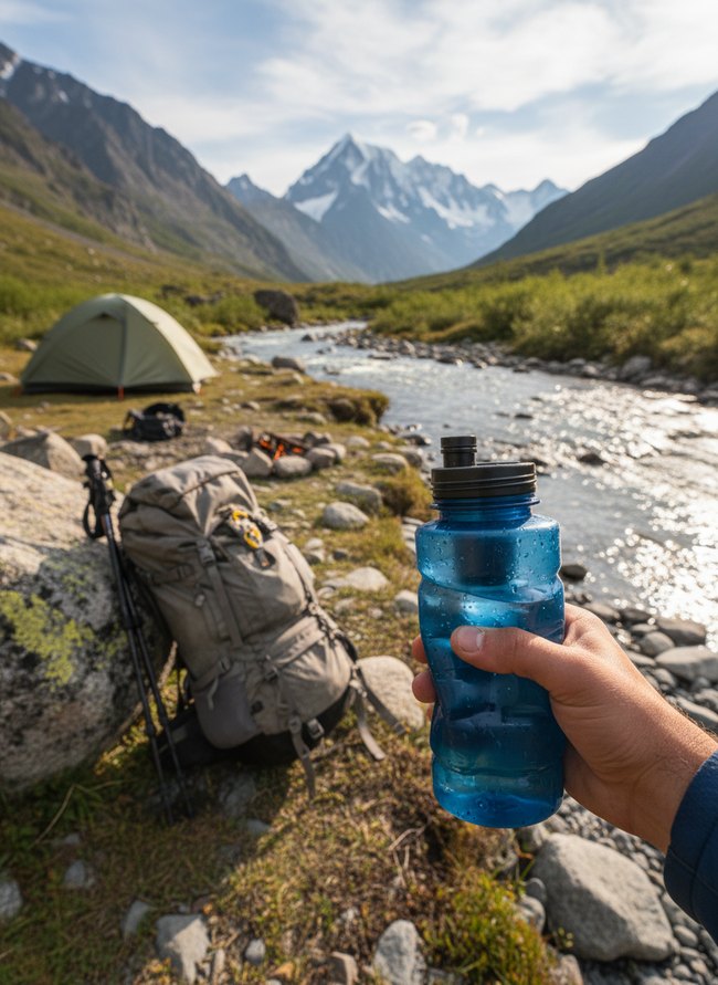 Collapsible Bottle Filter