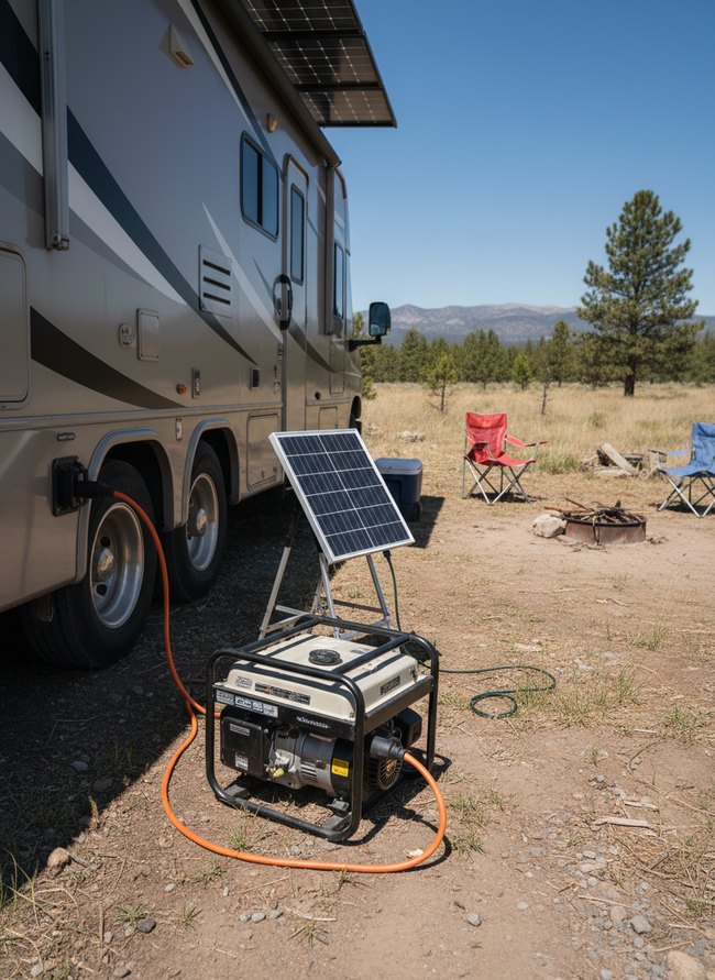 Shore Power Generator Hookup