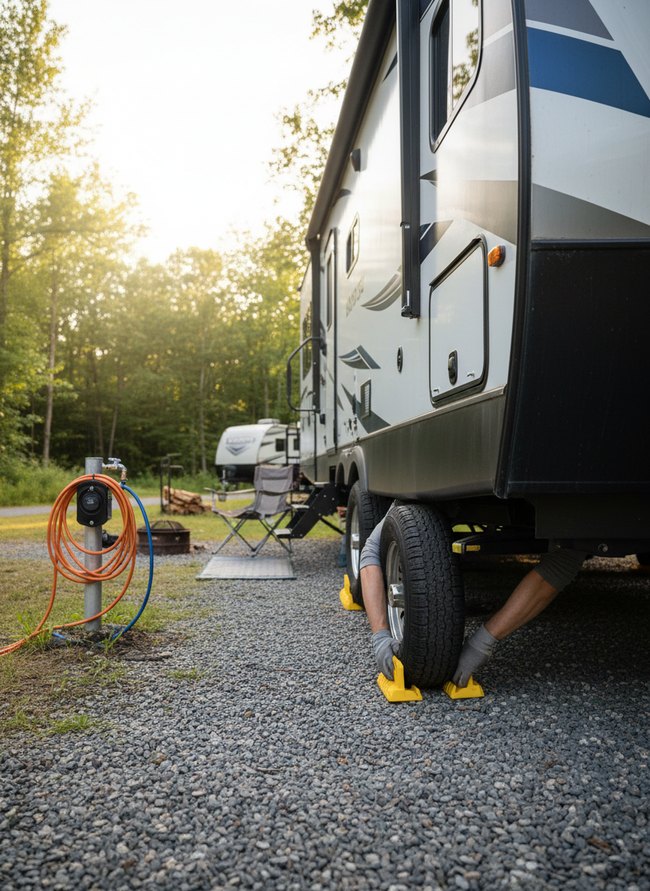 Stabilizing Wheel Chocks