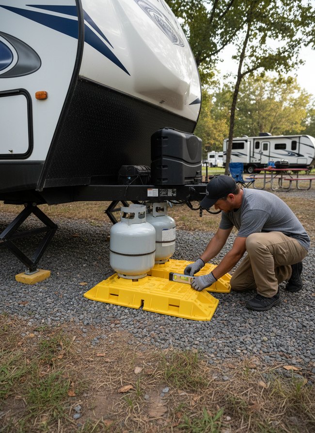 Propane Tank Leveling