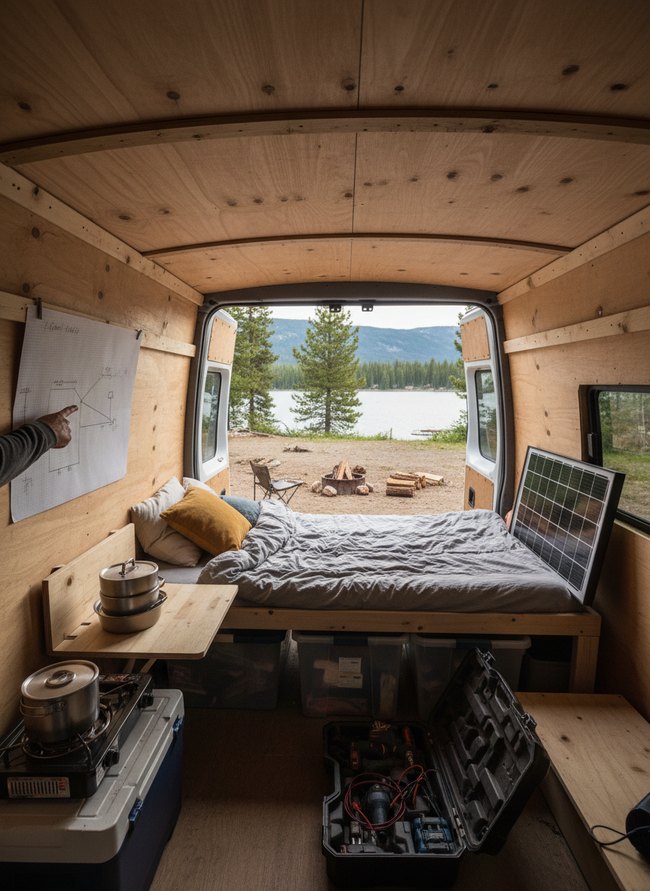 Minimalist First Van Design