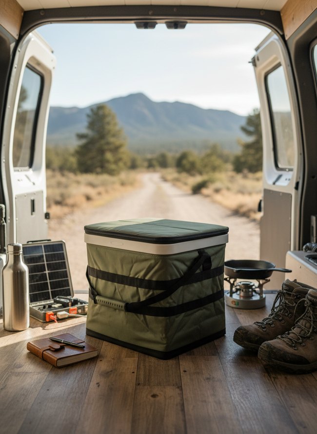 Space-Saving Collapsible Cooler