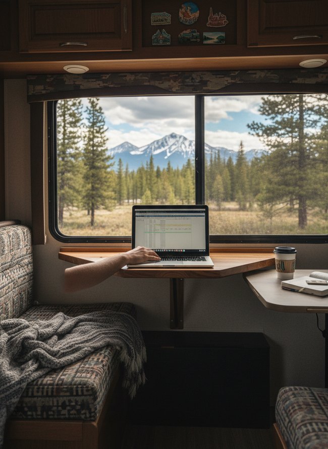 Window View Laptop Perch