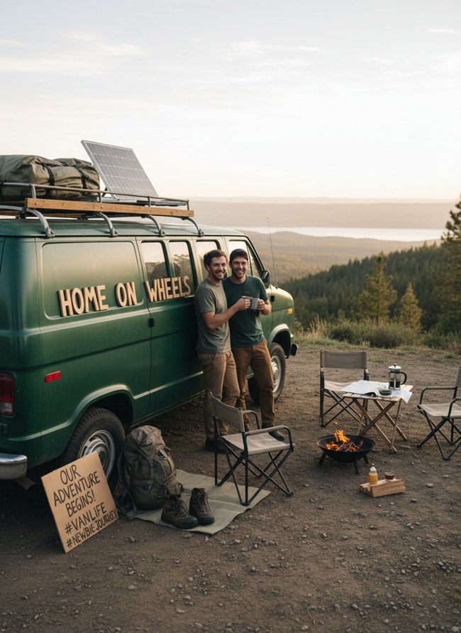 Rustic Camper Inauguration
