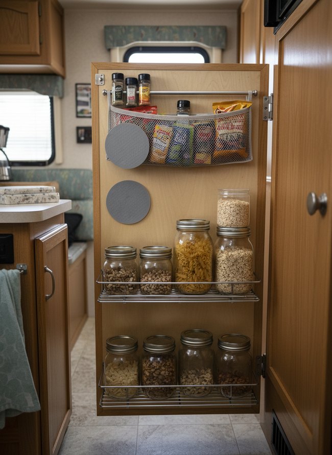 Door-Mounted Jar Grips