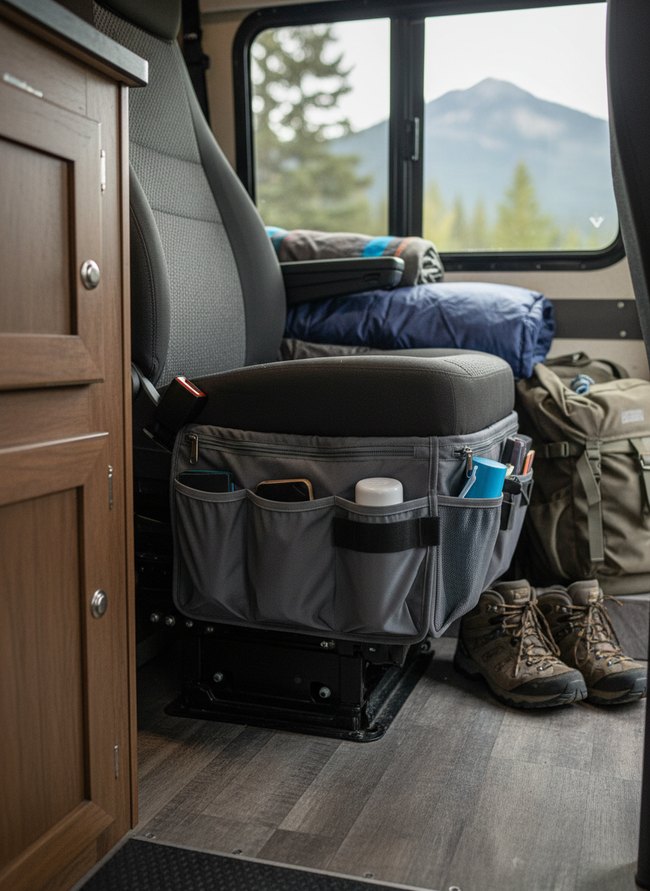 Swivel Seat Storage Console