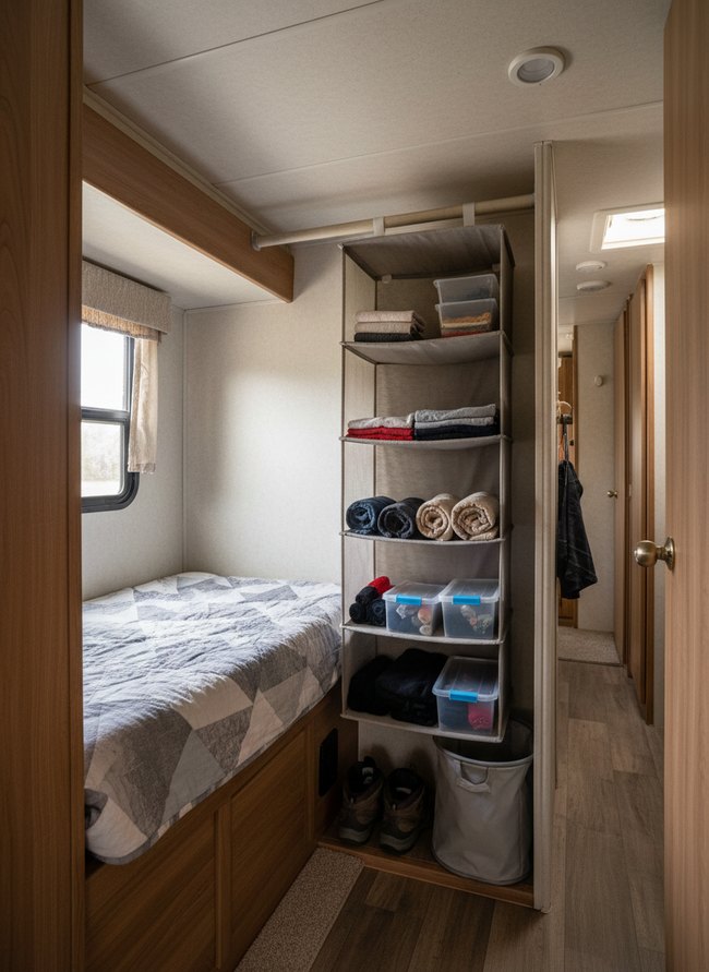 Bedroom Hanging Closet