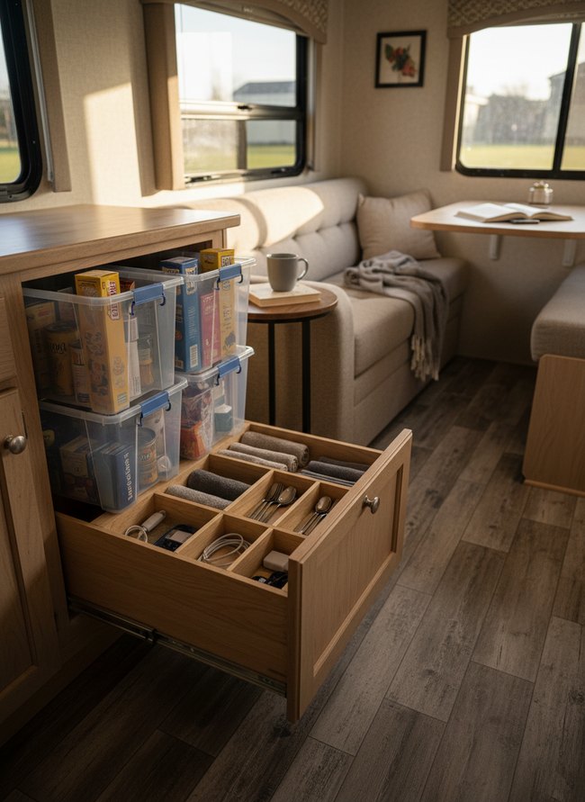 Divided Utility Drawers