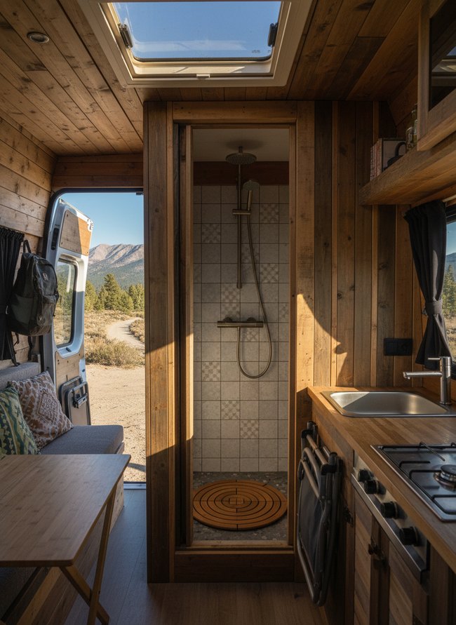 Hidden Shower Nook