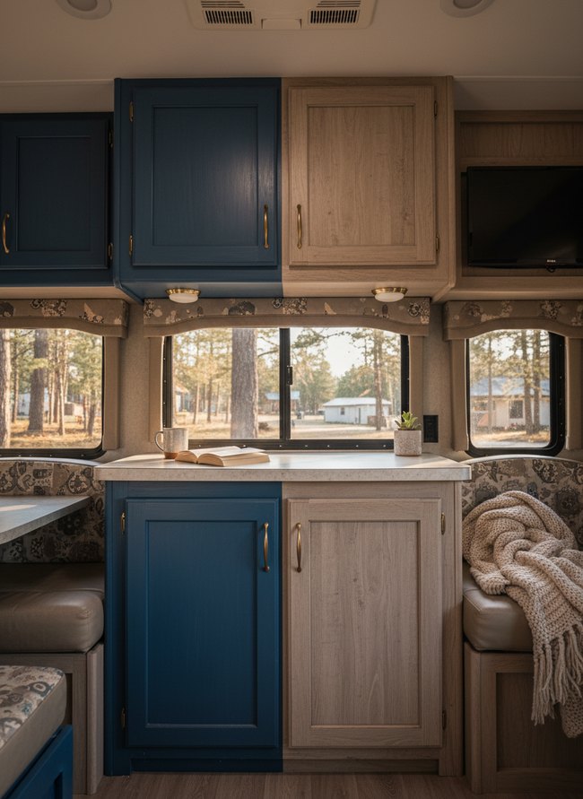 Two-Tone Painted Cabinetry