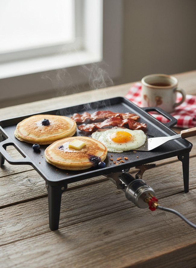 Griddle Top Camping Unit