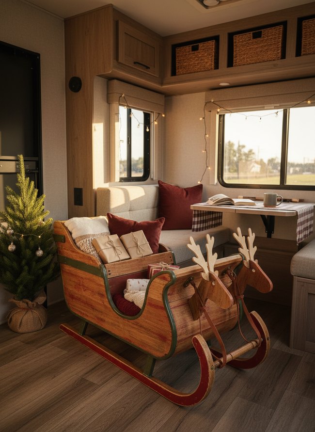 Space-Saving Santa Sleigh