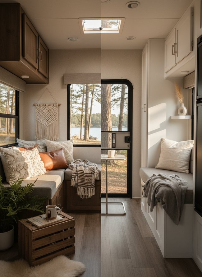 Bright Open RV Entryway