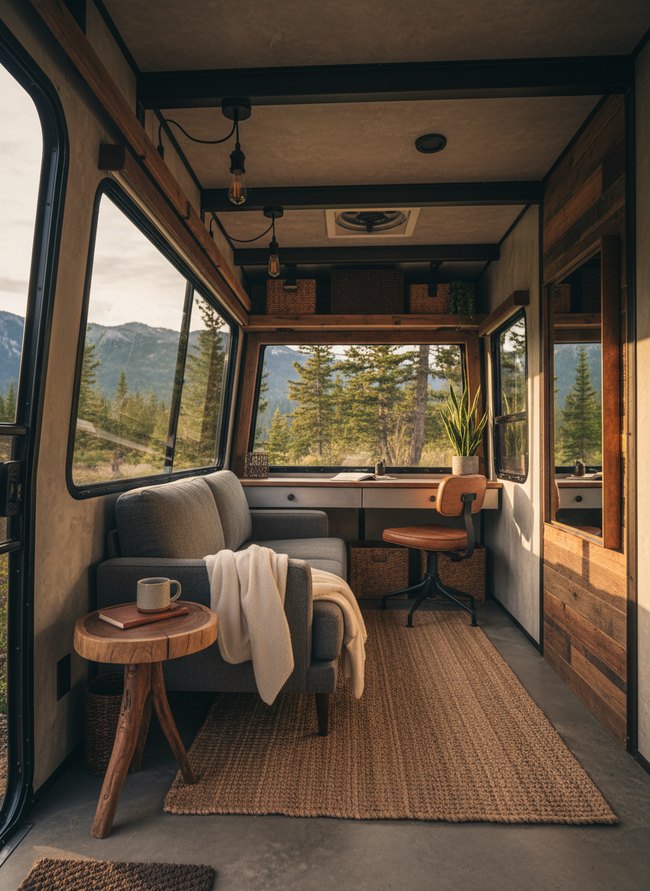 Industrial Chic Camper
