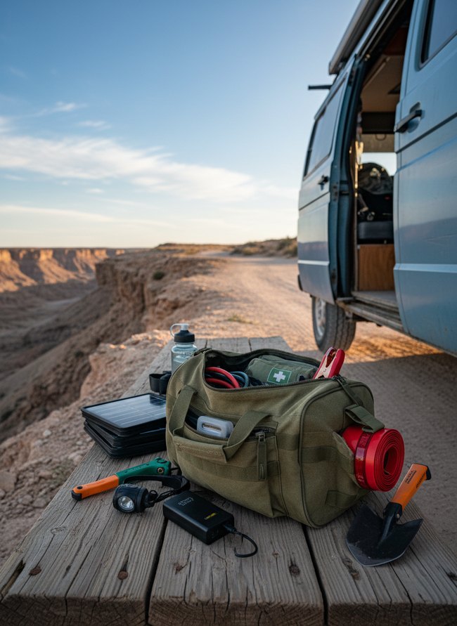 Packable Emergency Road Kit