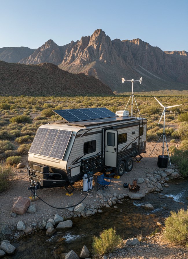 Self-Sufficient Travel Trailer