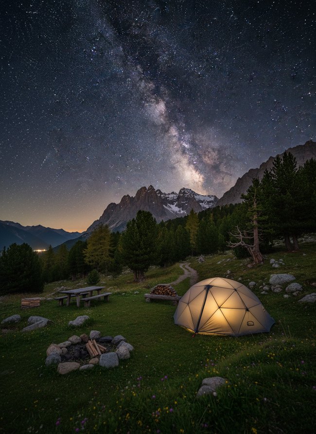 Alpine Meadow Starry Pitch