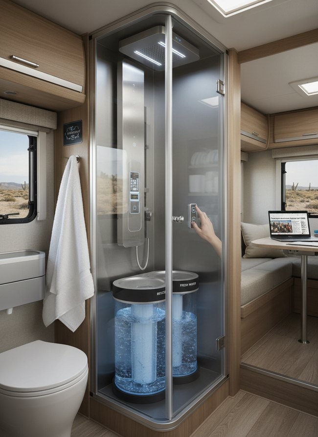 Water Recycling Shower