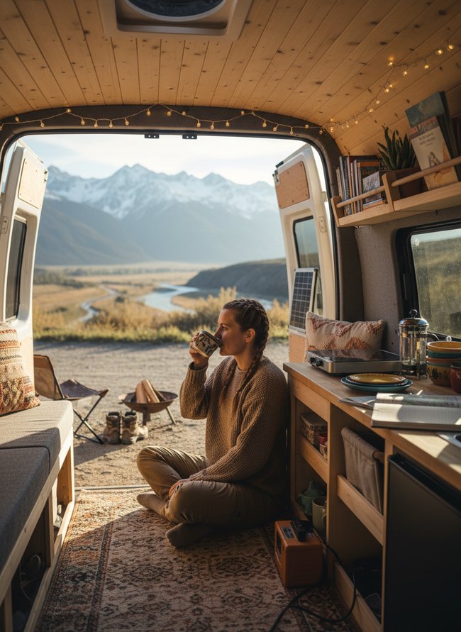 Bright Open Concept Van