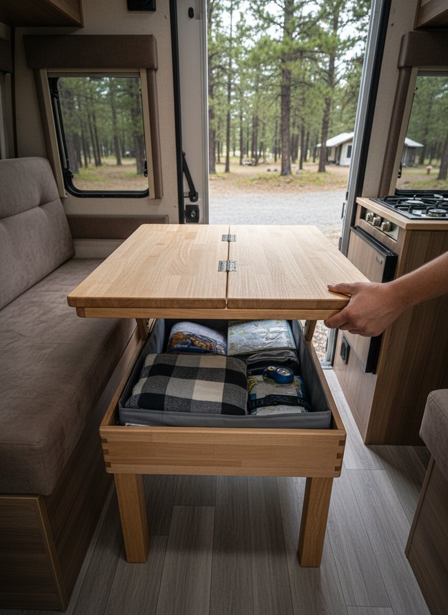 Convertible Table Storage