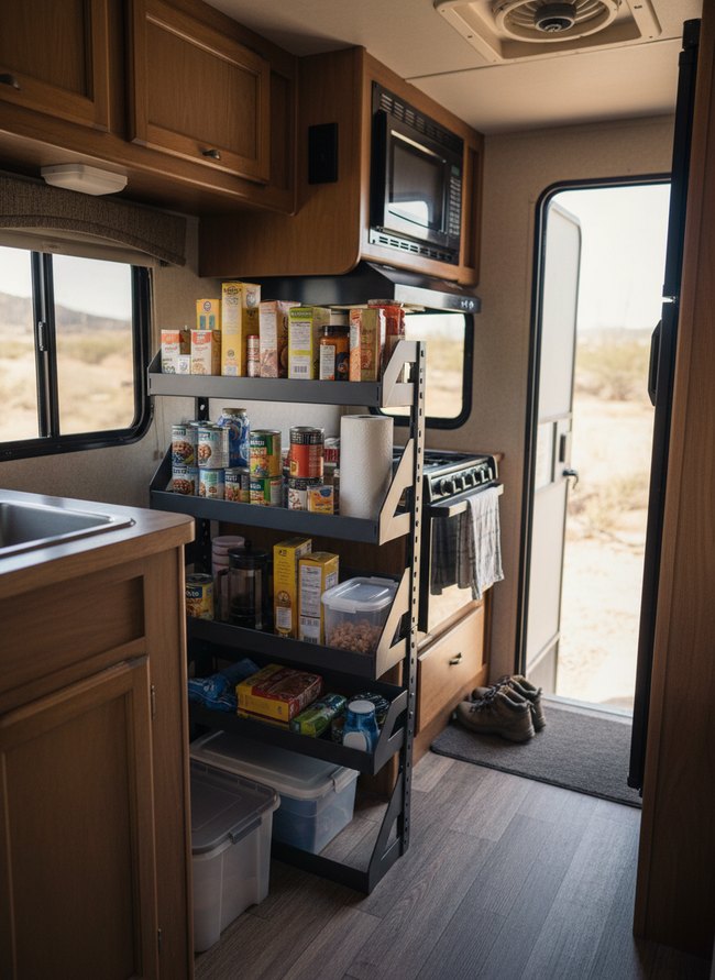 Foldable Pantry Shelving