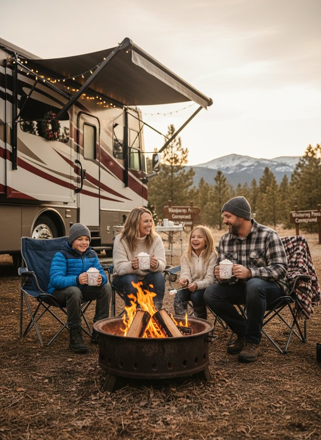 Fireside Cocoa Gathering